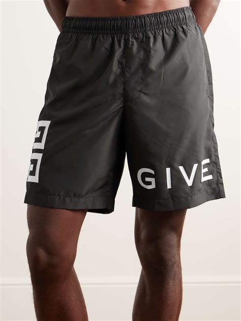 givenchy nylon shorts|Givenchy long swim shorts.